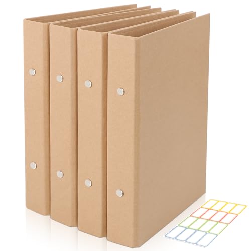 8 Stück Ringbuch A5, A5 Nachfüllbar Kraftpapier, Ringbuch Ordner mit 2 Ringe, 17.5x23.5 cm Ringordner, Kraftpapier-Binderschale mit 2 Aufkleber Beschriften für Reisetagebücher, Geschäftsbücher, Büros 8 Stück Ringbuch A5, A5 Nachfüllbar Kraftpapier, Ringbuch Ordner mit 2 Ringe, 17.5x23.5 cm Ringordner, Kraftpapier-Binderschale mit 2 Aufkleber Beschriften für Reisetagebücher, Geschäftsbücher, Büros von VEUWOLM
