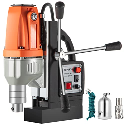Mophorn Bohrmaschine, magnetisch, 980 W, Bohrmaschine, magnetisch, 35 mm, maximale Magnetkraft 10.000 N, Bohrmaschine, Tiefe 50 mm, Bohrsystem Mophorn Bohrmaschine, magnetisch, 980 W, Bohrmaschine, magnetisch, 35 mm, maximale Magnetkraft 10.000 N, Bohrmaschine, Tiefe 50 mm, Bohrsystem von VEVOR