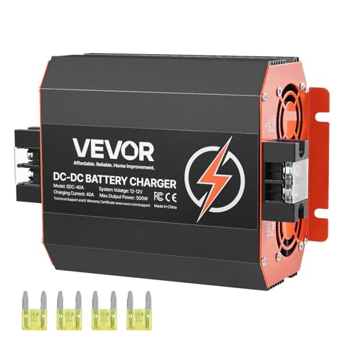 VEVOR 12 V 40 A DC/DC-Batterieladegerät, 500 W, für Blei-Säure-, Lithium-, AGM-, Gel- und Nassbatterien, intelligentes mehrstufiges Laden, für Wohnmobile, Nutzfahrzeuge, Boote, Yachten VEVOR 12 V 40 A DC/DC-Batterieladegerät, 500 W, für Blei-Säure-, Lithium-, AGM-, Gel- und Nassbatterien, intelligentes mehrstufiges Laden, für Wohnmobile, Nutzfahrzeuge, Boote, Yachten von VEVOR