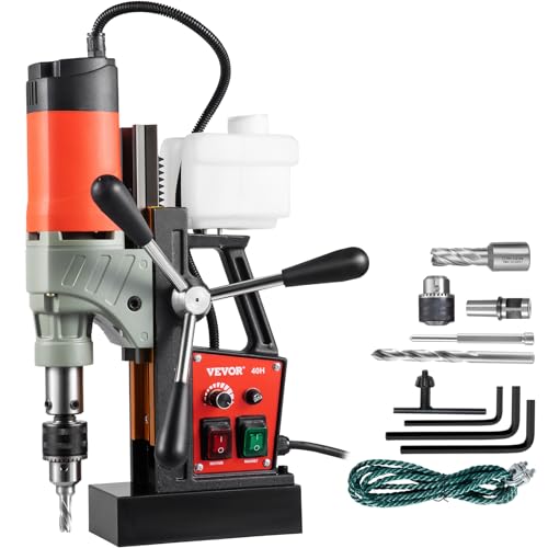 VEVOR 1200 W Magnetbohrer Magnetbohrmaschine 13000 N Elektrische Kernbohrmaschine Industrielle Bohrmaschine 580 RPM mit variabler Geschwindigkeit für alle Oberflächen und Heimwerkerarbeiten VEVOR 1200 W Magnetbohrer Magnetbohrmaschine 13000 N Elektrische Kernbohrmaschine Industrielle Bohrmaschine 580 RPM mit variabler Geschwindigkeit für alle Oberflächen und Heimwerkerarbeiten von VEVOR