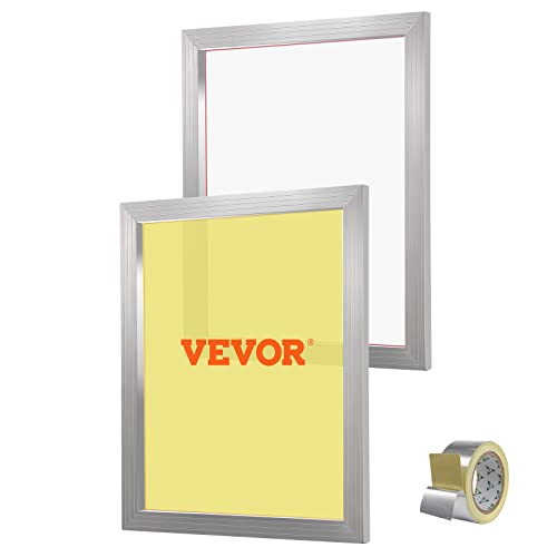 VEVOR 2 Stk. Aluminiumlegierung Siebrahmen Siebdruckpresse 50,8 x 61 cm, Siebdruckmaschine Zubehör 160 Mesh, Säureresistenz & nicht Verformbar für Kissenbezügen, Stoffen, Papier, Kopierpapier usw. VEVOR 2 Stk. Aluminiumlegierung Siebrahmen Siebdruckpresse 50,8 x 61 cm, Siebdruckmaschine Zubehör 160 Mesh, Säureresistenz & nicht Verformbar für Kissenbezügen, Stoffen, Papier, Kopierpapier usw. von VEVOR