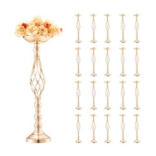 VEVOR 20 Stück 58 cm hohe Blumenvase für Hochzeiten, Metall-Hochzeits-Tafelaufsatz, Goldener Blumenarrangement-Ständer für Tische bei Hochzeitsessen, Partys, Jubiläen, Zeremonien VEVOR 20 Stück 58 cm hohe Blumenvase für Hochzeiten, Metall-Hochzeits-Tafelaufsatz, Goldener Blumenarrangement-Ständer für Tische bei Hochzeitsessen, Partys, Jubiläen, Zeremonien von VEVOR
