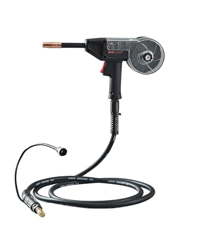 VEVOR 200-A-Schweißspulenpistole mit 3-m-Kabel, kompatibel mit W Weldpro MlG200GDsv200- und MIG155GD-Schweißgeräten, geeignet für 0,0762/0,0899cm Flussmittelkern-/Massiv-/Aluminium-Schweißdrähte von VEVOR
