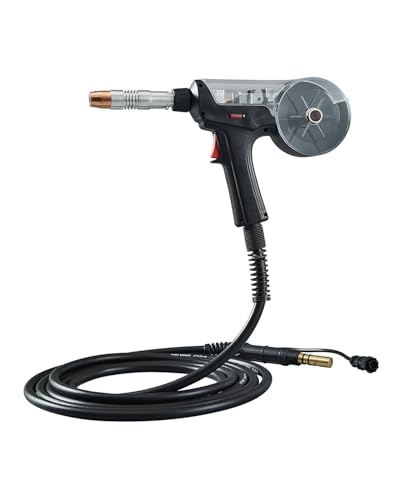 VEVOR 200-A-Schweißspulenpistole mit 6 m Kabel, kompatibel mit Hobart IronMan 240 Mig-Schweißgeräten, geeignet für 0,0762 und 0,0889 cm Flussmittelkern-/Massiv-/Aluminium-Schweißdrähte VEVOR 200-A-Schweißspulenpistole mit 6 m Kabel, kompatibel mit Hobart IronMan 240 Mig-Schweißgeräten, geeignet für 0,0762 und 0,0889 cm Flussmittelkern-/Massiv-/Aluminium-Schweißdrähte von VEVOR