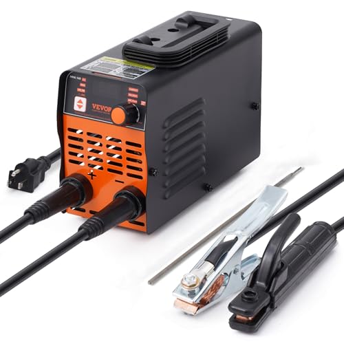 VEVOR 220 V Stabschweißgerät, 100 A ARC/Lift WIG-Schweißgerät mit großem LED-Display, tragbares 2-in-1-Stabschweißgerät mit Hot Start Arc Force Anti-Stick VRD, MMA ARC-Schweißgerät zum Schweißen VEVOR 220 V Stabschweißgerät, 100 A ARC/Lift WIG-Schweißgerät mit großem LED-Display, tragbares 2-in-1-Stabschweißgerät mit Hot Start Arc Force Anti-Stick VRD, MMA ARC-Schweißgerät zum Schweißen von VEVOR