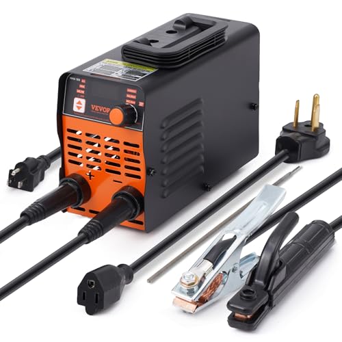 VEVOR 220 V Stabschweißgerät, 120 A ARC/Lift WIG-Schweißgerät mit großem LED-Display, tragbares 2-in-1-Stabschweißgerät mit Hot Start Arc Force Anti-Stick VRD, MMA ARC-Schweißgerät, Schweißen VEVOR 220 V Stabschweißgerät, 120 A ARC/Lift WIG-Schweißgerät mit großem LED-Display, tragbares 2-in-1-Stabschweißgerät mit Hot Start Arc Force Anti-Stick VRD, MMA ARC-Schweißgerät, Schweißen von VEVOR