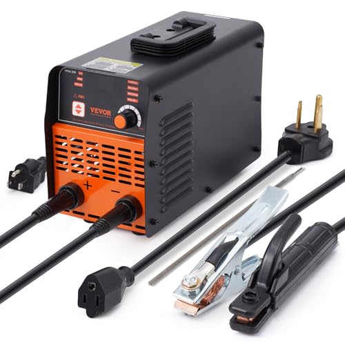 VEVOR 220 V Stabschweißgerät, 160 A ARC/Lift WIG-Schweißgerät mit großem LED-Display, tragbares 2-in-1-Stabschweißgerät mit Hot Start Arc Force Anti-Stick VRD, MMA ARC-Schweißgerät VEVOR 220 V Stabschweißgerät, 160 A ARC/Lift WIG-Schweißgerät mit großem LED-Display, tragbares 2-in-1-Stabschweißgerät mit Hot Start Arc Force Anti-Stick VRD, MMA ARC-Schweißgerät von VEVOR