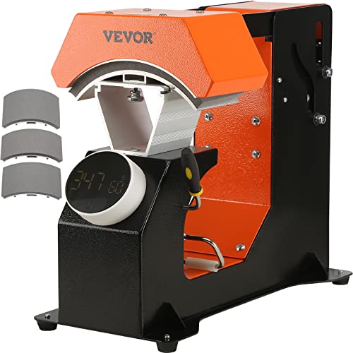 VEVOR 3 in 1 Kappenpresse Mützenpresse Heat Press Machine 16,3x8 cm, Heißpresse Transferpress mit 3 Padgrößen 16,8x7 cm, 16,8x9,8 cm, 15,5x7,6 cm, Heißpresse Transferpress Zeit- und Temperaturregler VEVOR 3 in 1 Kappenpresse Mützenpresse Heat Press Machine 16,3x8 cm, Heißpresse Transferpress mit 3 Padgrößen 16,8x7 cm, 16,8x9,8 cm, 15,5x7,6 cm, Heißpresse Transferpress Zeit- und Temperaturregler von VEVOR
