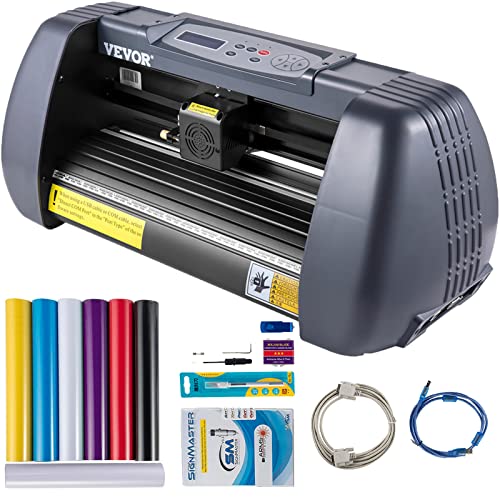 VEVOR 375 mm Vinyl Schneideplotter Papiereinzug, Folienplotter Drucker Vinyl Schneiden Set, Unterstützt DM/PL, HP/GL-Sprache, Abdeckfolie zum Malen und Ätzen, Scrapbook-Papiere PU-Vinyl schneiden VEVOR 375 mm Vinyl Schneideplotter Papiereinzug, Folienplotter Drucker Vinyl Schneiden Set, Unterstützt DM/PL, HP/GL-Sprache, Abdeckfolie zum Malen und Ätzen, Scrapbook-Papiere PU-Vinyl schneiden von VEVOR
