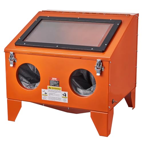 VEVOR 40-Gallonen-Sandstrahlkabine, 40–120 PSI tragbare Tisch-Sandstrahlkabine, robuster Sandstrahler aus Stahl mit Strahlpistole und 4 Keramikdüsen für die Entfernung von Farbe, Flecken und Rost VEVOR 40-Gallonen-Sandstrahlkabine, 40–120 PSI tragbare Tisch-Sandstrahlkabine, robuster Sandstrahler aus Stahl mit Strahlpistole und 4 Keramikdüsen für die Entfernung von Farbe, Flecken und Rost von VEVOR