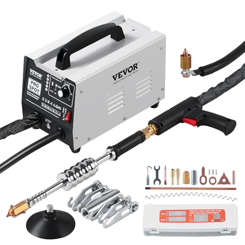 VEVOR Ausbeulspotter, 1,8 kW Punktschweißgerät, Dent Puller mit automatischem/manuellem Schweißen & 7 vielseitigen Modi, Autokarosserie-Punktschweißgerät, für die Dellenreparatur von Autos & LKWs VEVOR Ausbeulspotter, 1,8 kW Punktschweißgerät, Dent Puller mit automatischem/manuellem Schweißen & 7 vielseitigen Modi, Autokarosserie-Punktschweißgerät, für die Dellenreparatur von Autos & LKWs von VEVOR