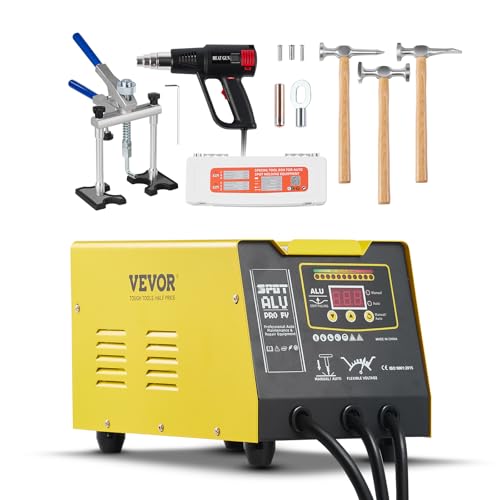 VEVOR Ausbeulspotter,300 W, Dellenreparaturset mit Heißluftpistole, Dent Puller automatischer/manueller Schweißmodus, Autokarosserie-Punktschweißgerät für die Reparatur von Aluminiumkarosserieteilen VEVOR Ausbeulspotter,300 W, Dellenreparaturset mit Heißluftpistole, Dent Puller automatischer/manueller Schweißmodus, Autokarosserie-Punktschweißgerät für die Reparatur von Aluminiumkarosserieteilen von VEVOR