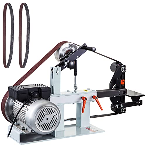 VEVOR Bandschleifmaschine 1500W, 5,08x208,28cm Riemengröße, Konstante Geschwindigkeit 2800 r/min Bandschleifer mit verschiedenen Schleifarten, zum Polieren von Werkzeugen, Metall, Holz, Acryl VEVOR Bandschleifmaschine 1500W, 5,08x208,28cm Riemengröße, Konstante Geschwindigkeit 2800 r/min Bandschleifer mit verschiedenen Schleifarten, zum Polieren von Werkzeugen, Metall, Holz, Acryl von VEVOR