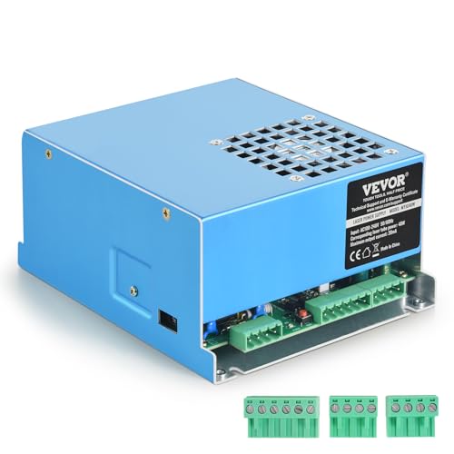 VEVOR CO2-Lasernetzteil, 40 W, Netzteil für 40-W-Laserröhre, Konstantstromschutz, Leerlaufschutz, schnelle Wärmeableitung, kompatibel mit Lasergravierern und -schneidern mehrerer Marken VEVOR CO2-Lasernetzteil, 40 W, Netzteil für 40-W-Laserröhre, Konstantstromschutz, Leerlaufschutz, schnelle Wärmeableitung, kompatibel mit Lasergravierern und -schneidern mehrerer Marken von VEVOR