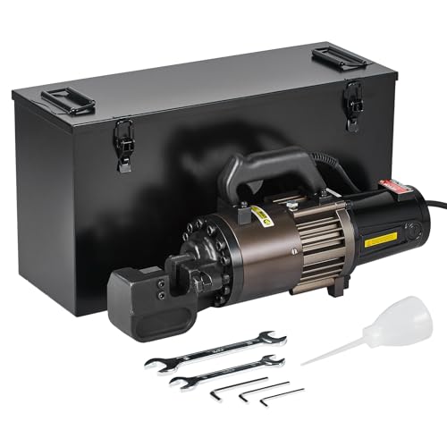 VEVOR Elektrischer hydraulischer Bewehrungsschneider, tragbarer 2300-W-Bewehrungsschneider, schneidet bis zu 5–32 mm starke Bewehrungsstäbe in 4,5 Sekunden, Schwarz VEVOR Elektrischer hydraulischer Bewehrungsschneider, tragbarer 2300-W-Bewehrungsschneider, schneidet bis zu 5–32 mm starke Bewehrungsstäbe in 4,5 Sekunden, Schwarz von VEVOR