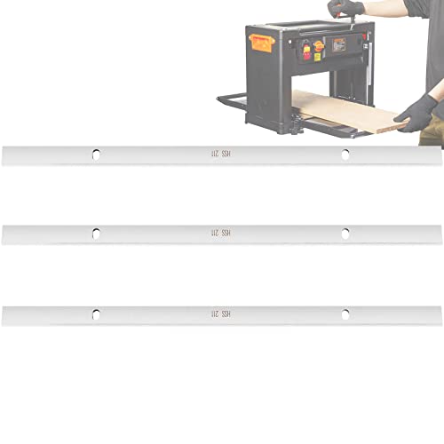 VEVOR Ersatzhobelmesser HSS Hobelmaschine 33,1x1,65x0,2cm Streifenhobelmesser Geeignet für ca.32 & 33cm Hobel Dickenhobel Hobelmesser 40° Neigungswinkel zum Hobeln von Holz, Bambus, Futternylon usw. VEVOR Ersatzhobelmesser HSS Hobelmaschine 33,1x1,65x0,2cm Streifenhobelmesser Geeignet für ca.32 & 33cm Hobel Dickenhobel Hobelmesser 40° Neigungswinkel zum Hobeln von Holz, Bambus, Futternylon usw. von VEVOR
