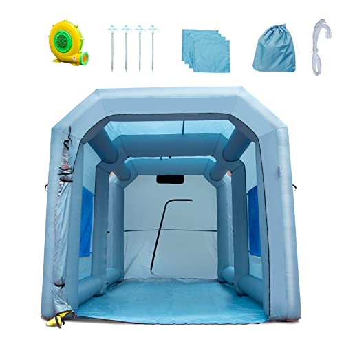 VEVOR Farbkabine DIY Sprühmalerei Sprühfarbe Schutzzelt 950 W, Blau 4 x 2,2 x 2,35 m Lackierzelt 210D Oxford-Gewebe Sprühfarbe Zelt Tragbare Sprühfarbe Farbstand DIY-Sprühmalerei VEVOR Farbkabine DIY Sprühmalerei Sprühfarbe Schutzzelt 950 W, Blau 4 x 2,2 x 2,35 m Lackierzelt 210D Oxford-Gewebe Sprühfarbe Zelt Tragbare Sprühfarbe Farbstand DIY-Sprühmalerei von VEVOR