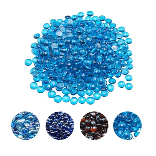 VEVOR Feuerglas, 9 kg hochtemperaturbeständige Glassteine, 19 mm rauchfreie Feuerstellen-Glasperlen, Feuerstelle Glasfelsen, Kaminglas, Feuerkristall, Feuerperlen, für Kamin Karibikblau VEVOR Feuerglas, 9 kg hochtemperaturbeständige Glassteine, 19 mm rauchfreie Feuerstellen-Glasperlen, Feuerstelle Glasfelsen, Kaminglas, Feuerkristall, Feuerperlen, für Kamin Karibikblau von VEVOR