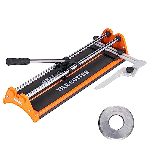 VEVOR Fliesenschneider mit einer Gesamtschnittlänge von 430mm, Schnittstärke 4-12mm Mindest. Schnittbreite 25mm Fliesenschneidmaschine inkl. Extra Schneidrad Fliesenverlegungs-& Renovierungsprojekten VEVOR Fliesenschneider mit einer Gesamtschnittlänge von 430mm, Schnittstärke 4-12mm Mindest. Schnittbreite 25mm Fliesenschneidmaschine inkl. Extra Schneidrad Fliesenverlegungs-& Renovierungsprojekten von VEVOR