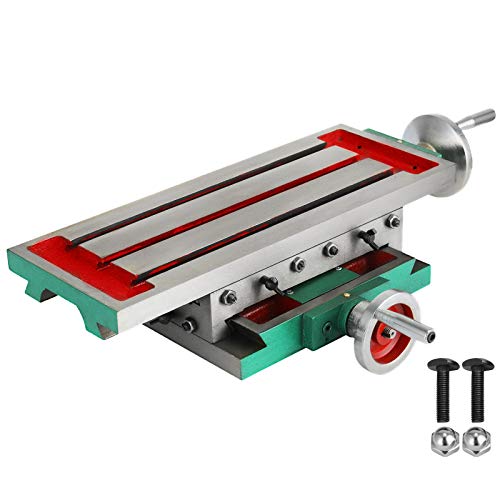 VEVOR Frästisch 17,7 × 6,7 Zoll Compound Slide Frästisch Multifunktions Arbeitstisch Kreuz Fräsmaschine Verbindung 2 Achsen 4 Möglichkeiten für Alle Bohrer Ständer Bank Bohren Fräsmaschine VEVOR Frästisch 17,7 × 6,7 Zoll Compound Slide Frästisch Multifunktions Arbeitstisch Kreuz Fräsmaschine Verbindung 2 Achsen 4 Möglichkeiten für Alle Bohrer Ständer Bank Bohren Fräsmaschine von VEVOR