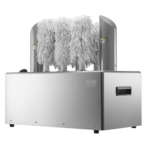 VEVOR Gläserpoliermaschine Weinglas-Poliermaschine mit 8 Polierköpfen, 660 Tassen/h, elektrischer kommerzieller Glaspolierer für Sektgläser, Bierkrüge, Becher, perfekt für Bar, Restaurant VEVOR Gläserpoliermaschine Weinglas-Poliermaschine mit 8 Polierköpfen, 660 Tassen/h, elektrischer kommerzieller Glaspolierer für Sektgläser, Bierkrüge, Becher, perfekt für Bar, Restaurant von VEVOR