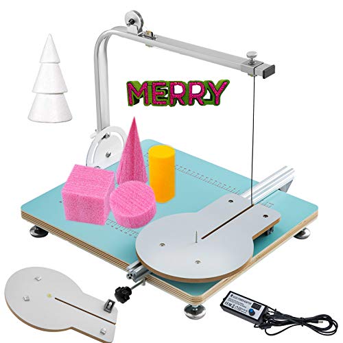 VEVOR Heißdrahtschneider Schaumstoffschneidemaschine 20CM Foam Cutting Machine Hot Wire Foam Cutter Einstellbare Temperatur Skalierte Werkbank 40x33x35.5cm, Blau VEVOR Heißdrahtschneider Schaumstoffschneidemaschine 20CM Foam Cutting Machine Hot Wire Foam Cutter Einstellbare Temperatur Skalierte Werkbank 40x33x35.5cm, Blau von VEVOR