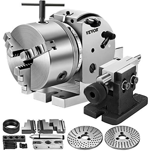 VEVOR Indexierplatte BS-0, Trennplatte aus Gusseisen, Teilungskopf, ideal für vertikale/horizontale Fräsmaschinen, Drehtische, kreisförmige Schneid- und Bohrarbeiten von VEVOR