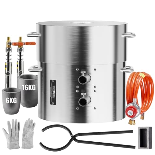 VEVOR JH16KGF Fusionsofen, silber, 21,7 x 1,81 LH von VEVOR