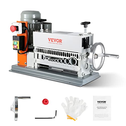 VEVOR Kabelabisoliermaschine Elektrisch 1,5-36mm Kabelschälmaschine 370W Abisoliermaschine 11 Abisolierkanäle Abisolierzange mit Kurbel 65-Mn-Federstahl Klinge Ideal zum Abisolieren von Kupferdraht VEVOR Kabelabisoliermaschine Elektrisch 1,5-36mm Kabelschälmaschine 370W Abisoliermaschine 11 Abisolierkanäle Abisolierzange mit Kurbel 65-Mn-Federstahl Klinge Ideal zum Abisolieren von Kupferdraht von VEVOR