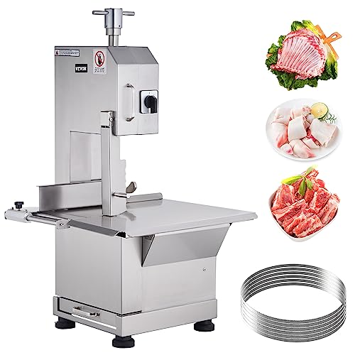 VEVOR Kommerzielle Fleischknochen Sägemaschine 2200 W, 1000 kg/h Knochenschneidemaschine Gefrorene Fleisch Knochen Schneidemaschine, 0-180 mm Einstellbare Dicke Knochensäge 470 x 530 mm Arbeitstisch VEVOR Kommerzielle Fleischknochen Sägemaschine 2200 W, 1000 kg/h Knochenschneidemaschine Gefrorene Fleisch Knochen Schneidemaschine, 0-180 mm Einstellbare Dicke Knochensäge 470 x 530 mm Arbeitstisch von VEVOR