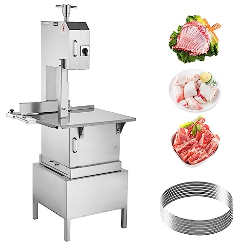 VEVOR Kommerzielle Fleischknochen Sägemaschine 2200 W, 1500 kg/h Knochenschneidemaschine Gefrorene Fleisch Knochen Schneidemaschine, 4-220 mm Einstellbare Dicke Knochensäge 620 x 520 mm Arbeitstisch VEVOR Kommerzielle Fleischknochen Sägemaschine 2200 W, 1500 kg/h Knochenschneidemaschine Gefrorene Fleisch Knochen Schneidemaschine, 4-220 mm Einstellbare Dicke Knochensäge 620 x 520 mm Arbeitstisch von VEVOR