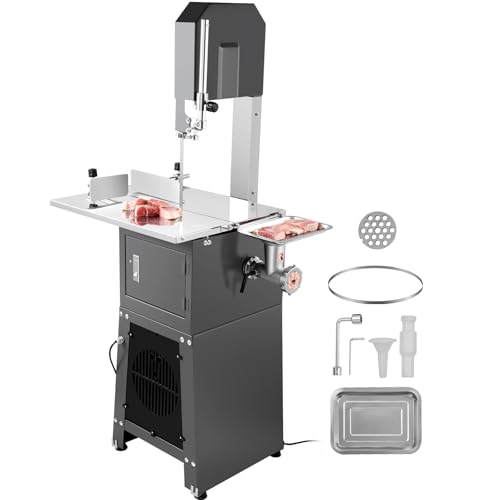 VEVOR Kommerzielle elektrische Fleischbandsäge, 850 W vertikale Knochensäge, 380 x 485 mm Werkbank, Knochenschneidemaschine, Gefrierfleischschneider mit Klinge für Rippchen, Schweinefleisch VEVOR Kommerzielle elektrische Fleischbandsäge, 850 W vertikale Knochensäge, 380 x 485 mm Werkbank, Knochenschneidemaschine, Gefrierfleischschneider mit Klinge für Rippchen, Schweinefleisch von VEVOR
