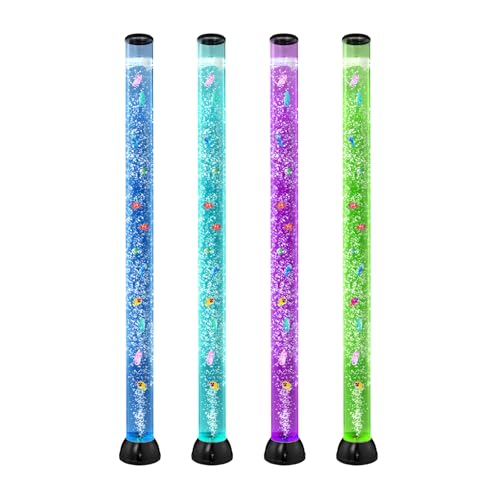 VEVOR Lavalampe mit 10 schwimmenden Fischen, 151 cm, Blasenlichtlampe, 16 Farbwechsel-Lichteffekte, Fernbedienung, Stimmungslicht, Aquarium Nachtlicht für Schlafzimmer, Wohnzimmer, Heimdekoration VEVOR Lavalampe mit 10 schwimmenden Fischen, 151 cm, Blasenlichtlampe, 16 Farbwechsel-Lichteffekte, Fernbedienung, Stimmungslicht, Aquarium Nachtlicht für Schlafzimmer, Wohnzimmer, Heimdekoration von VEVOR