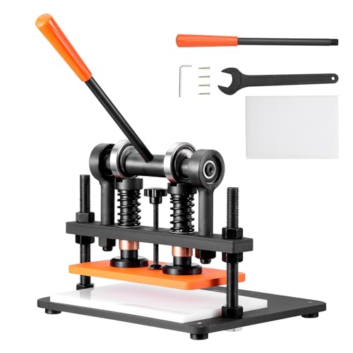 VEVOR Leder Stanzmaschine Manuelle Lederschneidemaschine 28 x 14 cm, Leder Prägemaschine 1,5 t Belastbare Leder-Stanzmaschine Geeignet für Leder, PVC/Eva-Schaumstoff, Nicht Klebende Materialien VEVOR Leder Stanzmaschine Manuelle Lederschneidemaschine 28 x 14 cm, Leder Prägemaschine 1,5 t Belastbare Leder-Stanzmaschine Geeignet für Leder, PVC/Eva-Schaumstoff, Nicht Klebende Materialien von VEVOR
