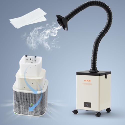 VEVOR Lötrauchabsaugung 150W Schweißrauchabsauger 332 m³/h Mini Desktop Lötrauchabsorber 5800U/min 3-Stufen-Filter Lötrauch Absaugung für Lötstation Schweißarbeiten VEVOR Lötrauchabsaugung 150W Schweißrauchabsauger 332 m³/h Mini Desktop Lötrauchabsorber 5800U/min 3-Stufen-Filter Lötrauch Absaugung für Lötstation Schweißarbeiten von VEVOR