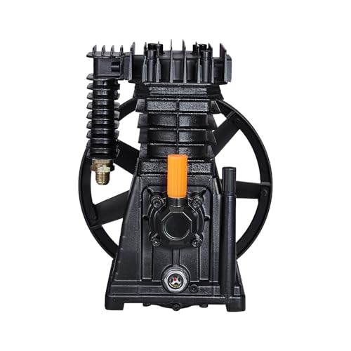 VEVOR Luftkompressor-Pumpenkopf, 3 PS, 5,8 CFM bei 90 PSI, Ölgeschmierter Luftkompressor-Kolbenpumpenkopf mit zwei Zylindern, einstufiger Ersatz für Aluminium-Luftkompressorpumpe VEVOR Luftkompressor-Pumpenkopf, 3 PS, 5,8 CFM bei 90 PSI, Ölgeschmierter Luftkompressor-Kolbenpumpenkopf mit zwei Zylindern, einstufiger Ersatz für Aluminium-Luftkompressorpumpe von VEVOR