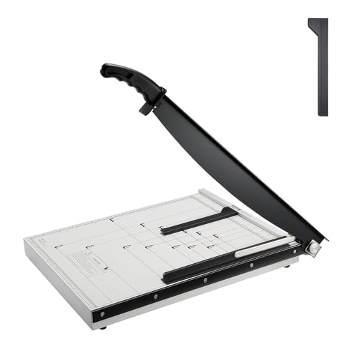 VEVOR Papierschneider Hebelschneider, 457,2 mm Max. Schnittbreite Manuelle Papierschneidemaschine, 20 Blätter Kapazität, mit Schutzschiene/Klingenarretierung für Karton/Pappe, Papierschneider VEVOR Papierschneider Hebelschneider, 457,2 mm Max. Schnittbreite Manuelle Papierschneidemaschine, 20 Blätter Kapazität, mit Schutzschiene/Klingenarretierung für Karton/Pappe, Papierschneider von VEVOR