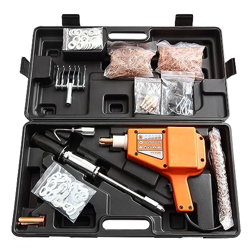 VEVOR Punktschweißgerät Ausbeulspotter 800W Set Bolzenschweißgerät Ausbeuler 5 Schweißmodi Ausbeulwerkzeug 425mm Gleithammer Geeignet für Kohlenstoffstahl Edelstahl Eisen verzinktes Blech usw. VEVOR Punktschweißgerät Ausbeulspotter 800W Set Bolzenschweißgerät Ausbeuler 5 Schweißmodi Ausbeulwerkzeug 425mm Gleithammer Geeignet für Kohlenstoffstahl Edelstahl Eisen verzinktes Blech usw. von VEVOR