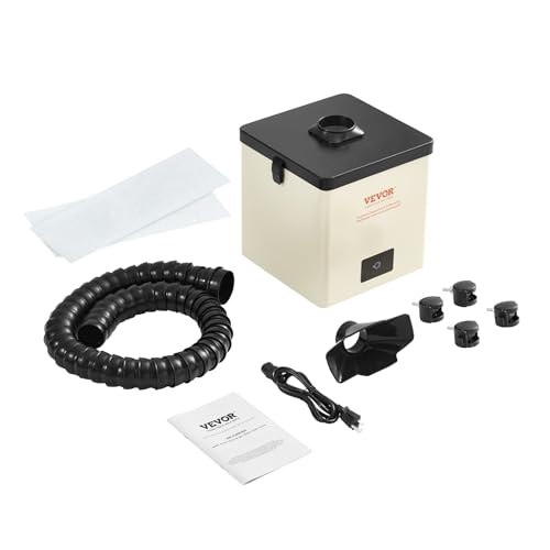 VEVOR Rauchabzieher zum Schweißen, 100 W, Rauchabzug, 3-lagiger Filter, Luftdurchsatz 240 m³/h, Rauchabsorber, kompakt, zum Schweißen, Gravur, Basteln, Schönheitssalon VEVOR Rauchabzieher zum Schweißen, 100 W, Rauchabzug, 3-lagiger Filter, Luftdurchsatz 240 m³/h, Rauchabsorber, kompakt, zum Schweißen, Gravur, Basteln, Schönheitssalon von VEVOR