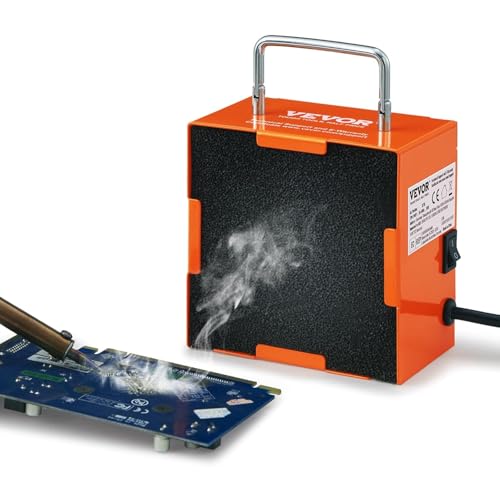 VEVOR Rauchabzieher zum Schweißen, 38 W, Rauchabzug, 3-lagiger Filter, 86,63 m³/h, Rauchabsorber, kompakt, zum Schweißen, Basteln, Reparatur von Telefonen, 3D-Druck VEVOR Rauchabzieher zum Schweißen, 38 W, Rauchabzug, 3-lagiger Filter, 86,63 m³/h, Rauchabsorber, kompakt, zum Schweißen, Basteln, Reparatur von Telefonen, 3D-Druck von VEVOR