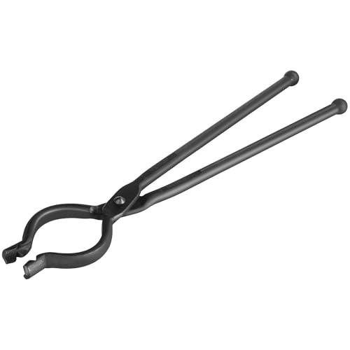 VEVOR Schmiedezange, 461 x 68 x 18 mm V-Bit-Schmiedezange 96 ± 5° Maximaler Backenwinkel, V-Bit-Zange aus Kohlenstoffstahl, 8,8 mm Max. Backenstärke, Schmiedezange mit Verlängertem Griff VEVOR Schmiedezange, 461 x 68 x 18 mm V-Bit-Schmiedezange 96 ± 5° Maximaler Backenwinkel, V-Bit-Zange aus Kohlenstoffstahl, 8,8 mm Max. Backenstärke, Schmiedezange mit Verlängertem Griff von VEVOR