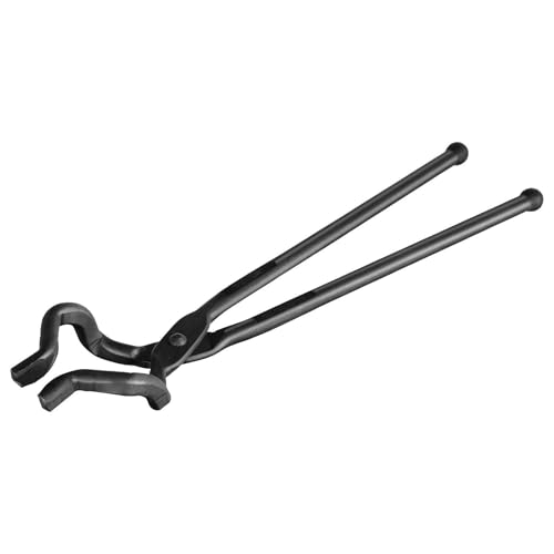 VEVOR Schmiedezange, 463 x 78 x 52,3 mm Z-V-Bit-Schmiedezange 96 ± 5° Maximaler Backenwinkel, Z-V-Bit-Zange aus Kohlenstoffstahl, 10,4 mm Max. Backenstärke, Schmiedezange mit Verlängertem Griff VEVOR Schmiedezange, 463 x 78 x 52,3 mm Z-V-Bit-Schmiedezange 96 ± 5° Maximaler Backenwinkel, Z-V-Bit-Zange aus Kohlenstoffstahl, 10,4 mm Max. Backenstärke, Schmiedezange mit Verlängertem Griff von VEVOR