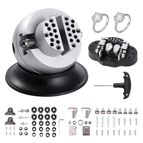 VEVOR Schmuck Kugelschraubstock Satz Kugelschraubstock Gravierwerkzeug 78 mm Kugeldurchmesser, Jewellery Ball Vice Engraving 54 mm Max. Öffnung Professionelles Kugelschraubstock Werkzeug Verchromung VEVOR Schmuck Kugelschraubstock Satz Kugelschraubstock Gravierwerkzeug 78 mm Kugeldurchmesser, Jewellery Ball Vice Engraving 54 mm Max. Öffnung Professionelles Kugelschraubstock Werkzeug Verchromung von VEVOR