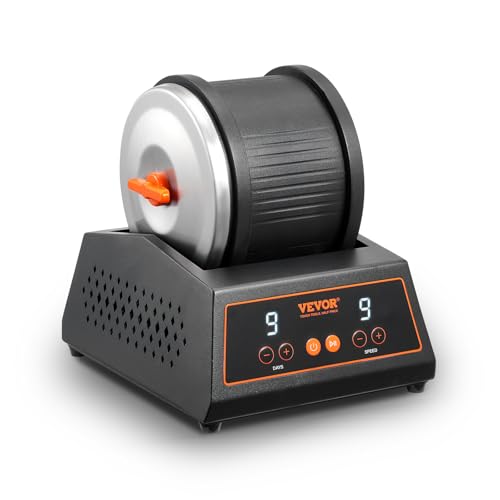 VEVOR Steinpoliermaschine Steinpolierer 1,81 kg Steinpoliermaschine, 9 Geschwindigkeitseinstellungen, 9-Tage-Poliertimer Steinpoliermaschine mit Direktantriebsmotor, Gehäuse aus kaltgewalztem Stahl VEVOR Steinpoliermaschine Steinpolierer 1,81 kg Steinpoliermaschine, 9 Geschwindigkeitseinstellungen, 9-Tage-Poliertimer Steinpoliermaschine mit Direktantriebsmotor, Gehäuse aus kaltgewalztem Stahl von VEVOR