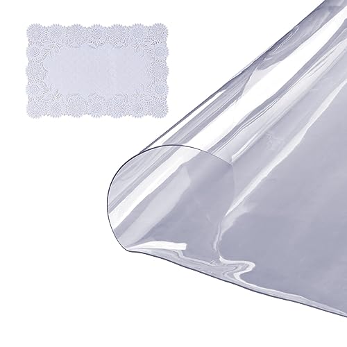 VEVOR Tischfolie Tischschutz Transparent 1,5 mm Dicke, φ 1230 mm Tischschutz-Folie PVC Runde Tischdecke Tischfolie Abwaschbar Verschleißfest Hitzebeständig wasserdichte Tisch-Schutzfolie Wohnzimmer VEVOR Tischfolie Tischschutz Transparent 1,5 mm Dicke, φ 1230 mm Tischschutz-Folie PVC Runde Tischdecke Tischfolie Abwaschbar Verschleißfest Hitzebeständig wasserdichte Tisch-Schutzfolie Wohnzimmer von VEVOR