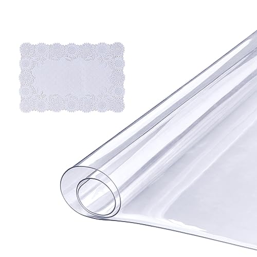 VEVOR Tischfolie Tischschutz Transparent 1,5 mm Dicke, Tischschutz-Folie PVC 457 x 925,4 mm Rechteckige Tischdecke Tischfolie Abwaschbar Verschleißfest Hitzebeständig wasserdichte Tisch-Schutzfolie VEVOR Tischfolie Tischschutz Transparent 1,5 mm Dicke, Tischschutz-Folie PVC 457 x 925,4 mm Rechteckige Tischdecke Tischfolie Abwaschbar Verschleißfest Hitzebeständig wasserdichte Tisch-Schutzfolie von VEVOR