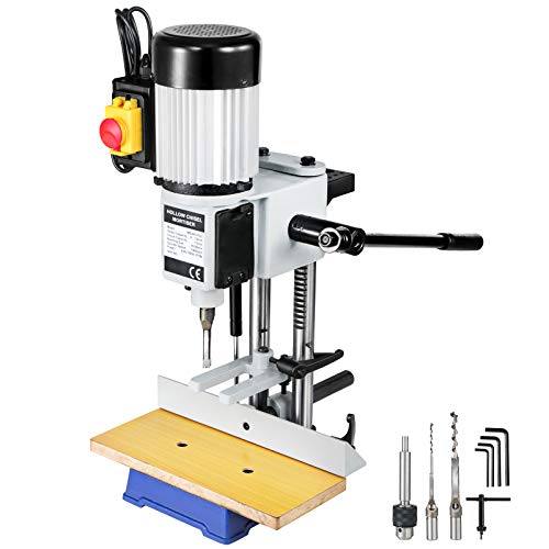 VEVOR Tischstemmmaschine, 550 W, 2800 U/min, Langlochbohrmaschine, Hohlstemmmaschine mit Meißel-Bit-Sets, Stemmmaschine für Holzarbeiten, zum Bohren runder oder quadratischer Löcher in Holz VEVOR Tischstemmmaschine, 550 W, 2800 U/min, Langlochbohrmaschine, Hohlstemmmaschine mit Meißel-Bit-Sets, Stemmmaschine für Holzarbeiten, zum Bohren runder oder quadratischer Löcher in Holz von VEVOR