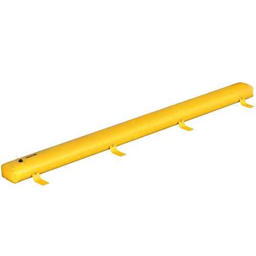 VEVOR Überschwemmungsbeutel, Wiederverwendbare PVC-Wasserumleitungsrohre 7,32 m x 51 cm x 30,5 cm, 1093 L Wasserkapazität Wasserdichter Wirkung, Verwendet für Türen, Garagen, Gelb von VEVOR