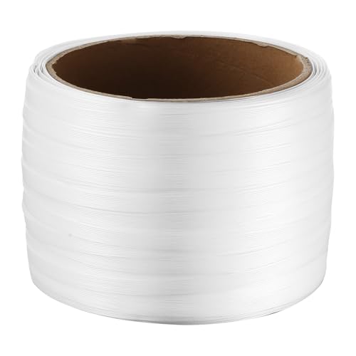 VEVOR Umreifungsband gewebt, 200 Länge x 1,27 cm Breite x 0,8 mm Dicke, 400 kg Bruchfestigkeit, Umreifung Textilband für Paletten, tragbare, Starkes Kraftband, weiß VEVOR Umreifungsband gewebt, 200 Länge x 1,27 cm Breite x 0,8 mm Dicke, 400 kg Bruchfestigkeit, Umreifung Textilband für Paletten, tragbare, Starkes Kraftband, weiß von VEVOR