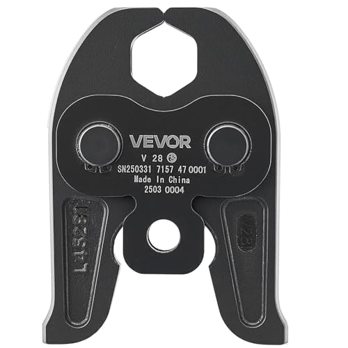 VEVOR V28 Pressbacke, 28 mm Pressbacke für V-förmige Edelstahlrohre, Crimpbacken aus Stahl, kompatibel mit Standard-Presswerkzeugen, Heizungs-, Lüftungs- und Klimasysteme, Gasleitungen VEVOR V28 Pressbacke, 28 mm Pressbacke für V-förmige Edelstahlrohre, Crimpbacken aus Stahl, kompatibel mit Standard-Presswerkzeugen, Heizungs-, Lüftungs- und Klimasysteme, Gasleitungen von VEVOR